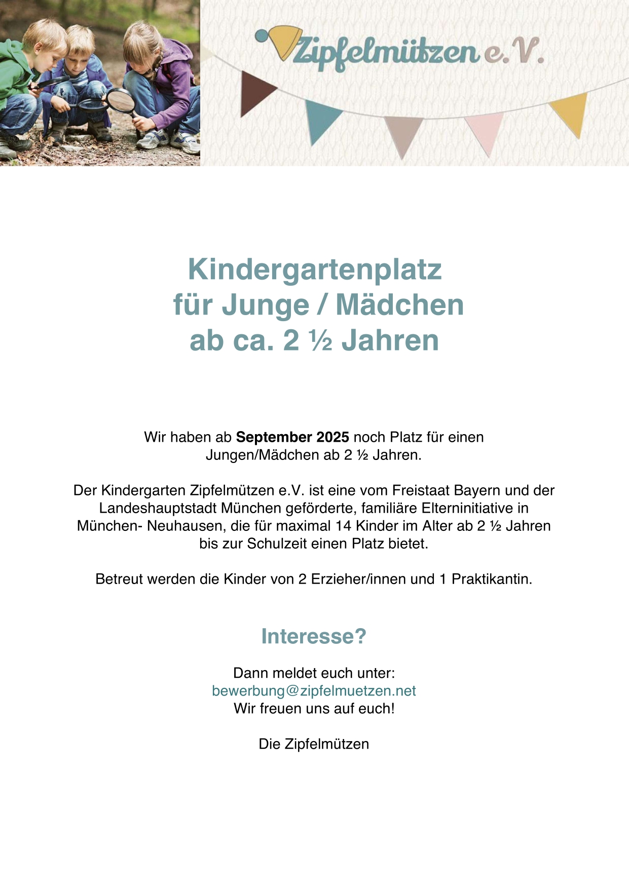 2025 04 03 Flyer Kindergartenplatz frei page